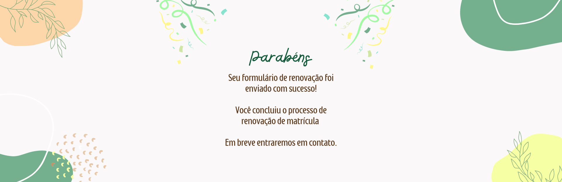 Obrigado pela preferência abstrato orgânico colorido3